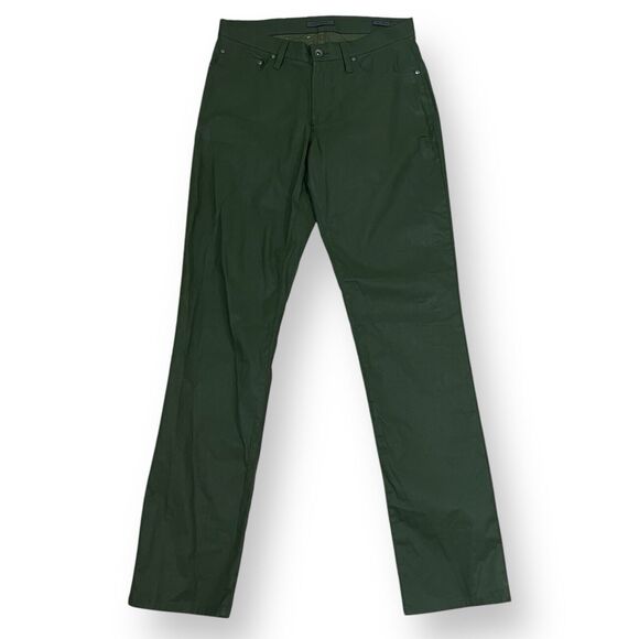 NWT John Varvatos JV-701 Regular Jeans In Army Green Mens 30 Coated Cotton $348 - Picture 3 of 10